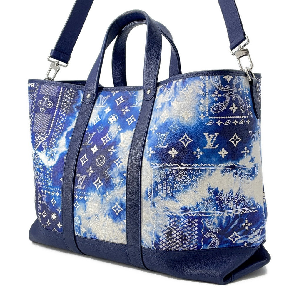 LOUIS VUITTON Trolley tote BlueM20553 Monogram ?Bandana