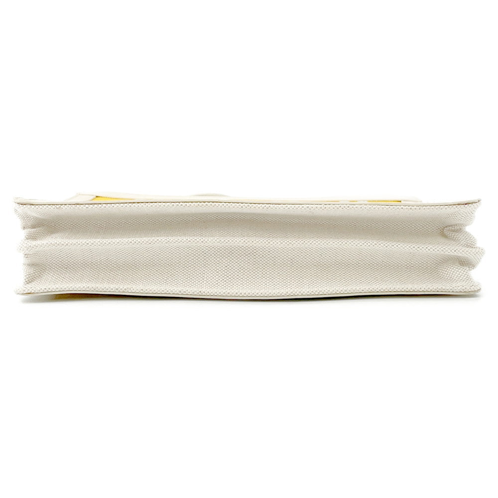 BALENCIAGA Shoulder Bag Yellow339937 Canvas Leather