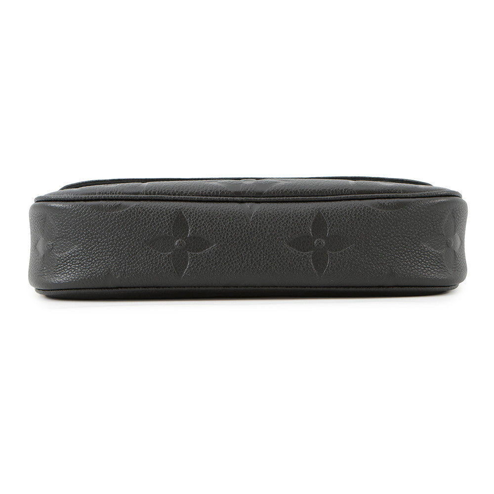 LOUIS VUITTON Wallet on Chain Ivy BlackM82154 Monogram Empreinte Leather