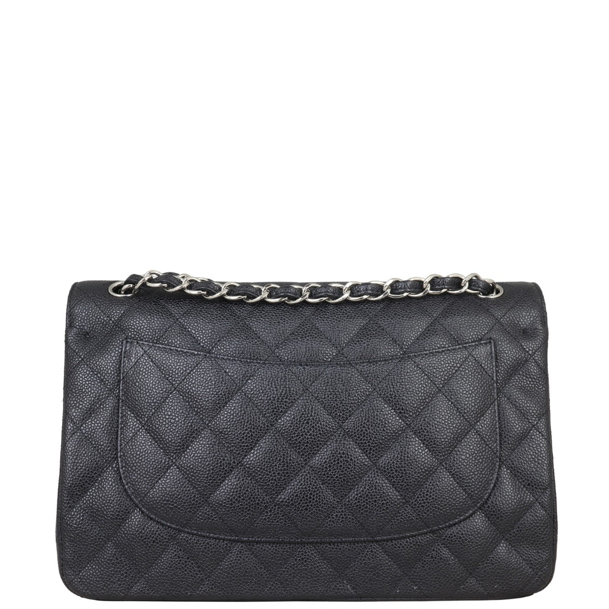 Chanel Classic Double Flap Jumbo | Black Caviar SHW