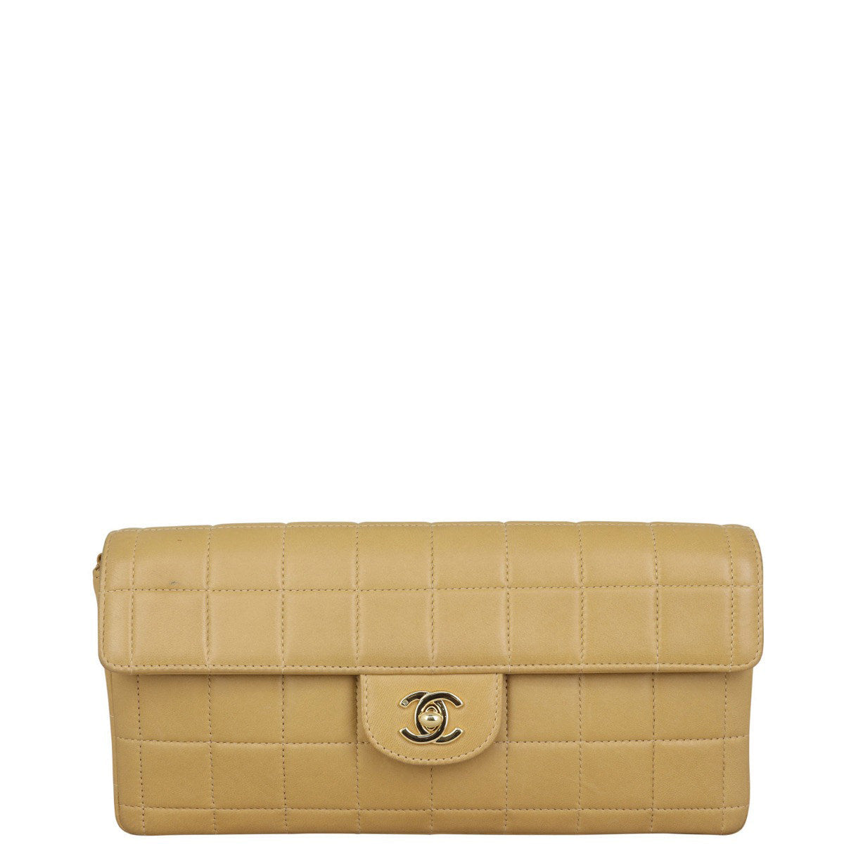 Chanel East-West Chocolate Bar Flap Bag | Lambskin