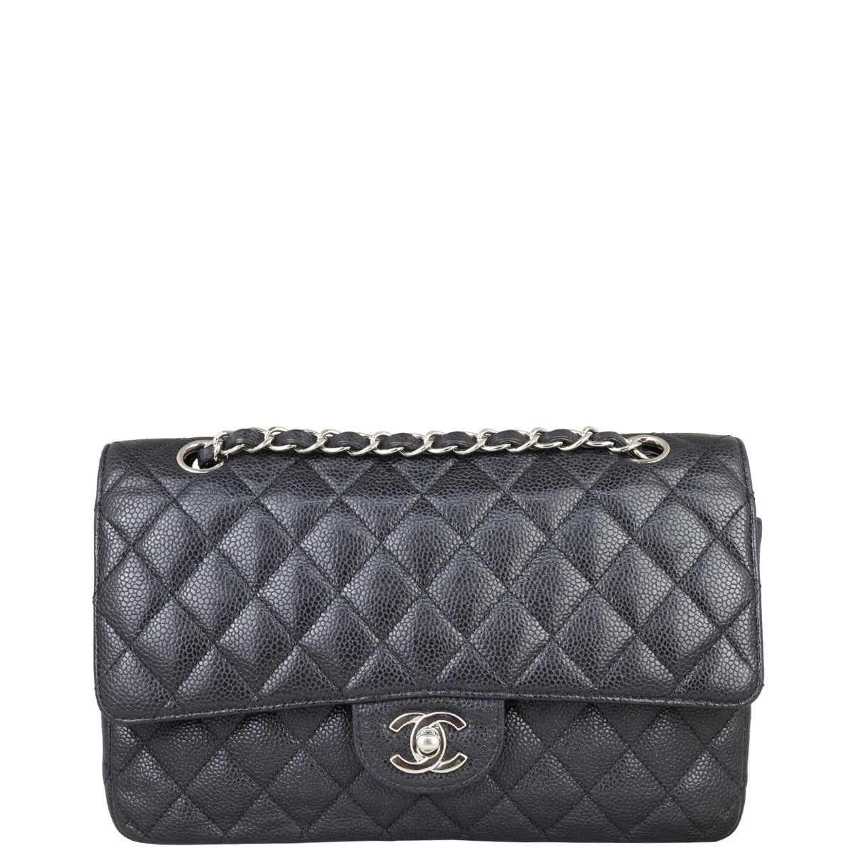 Chanel Classic Double Flap Medium |Silver Hardware 12 Series