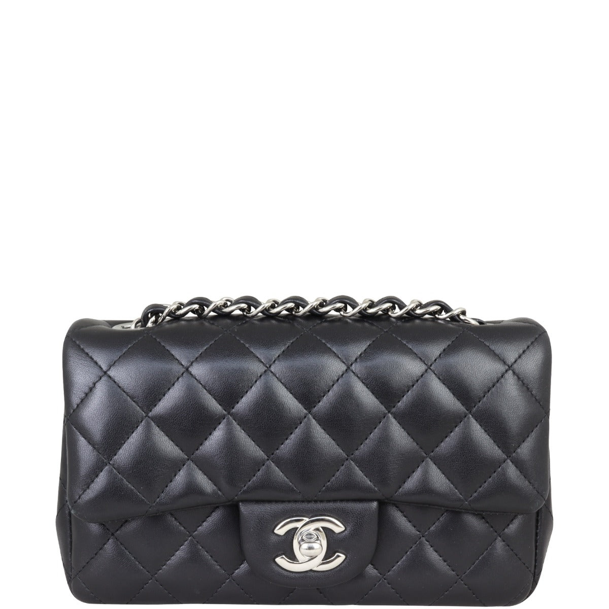 Chanel Classic Flap Mini Rectangular Bag | Black STH