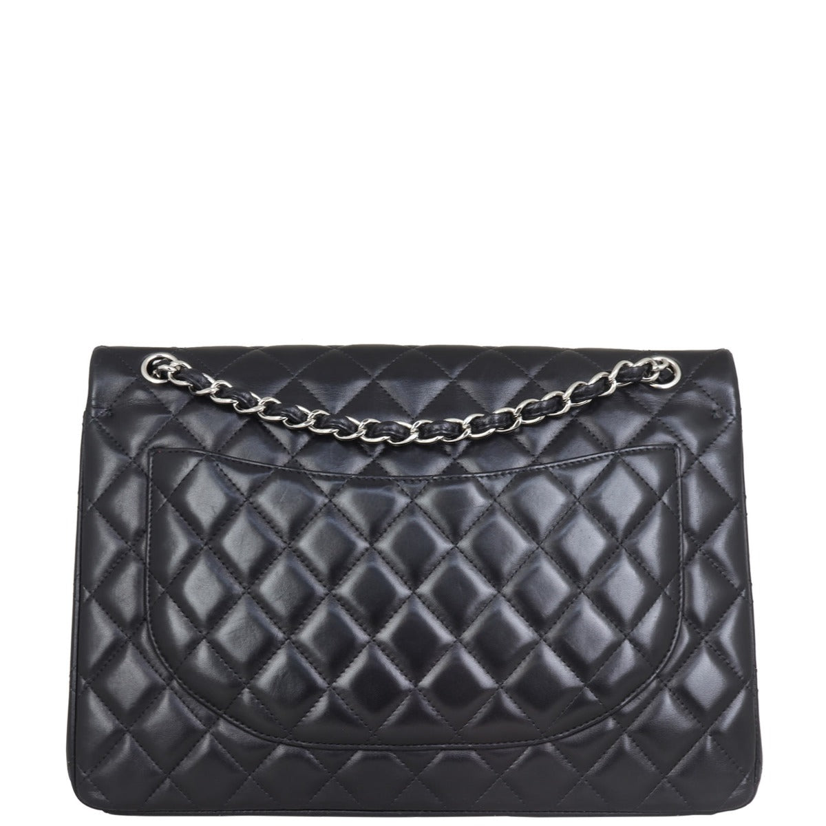 Chanel Classic Double Flap Maxi | Black Lambskin