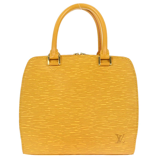 Louis Vuitton 2001 Yellow Epi Pont Neuf Handbag M52059