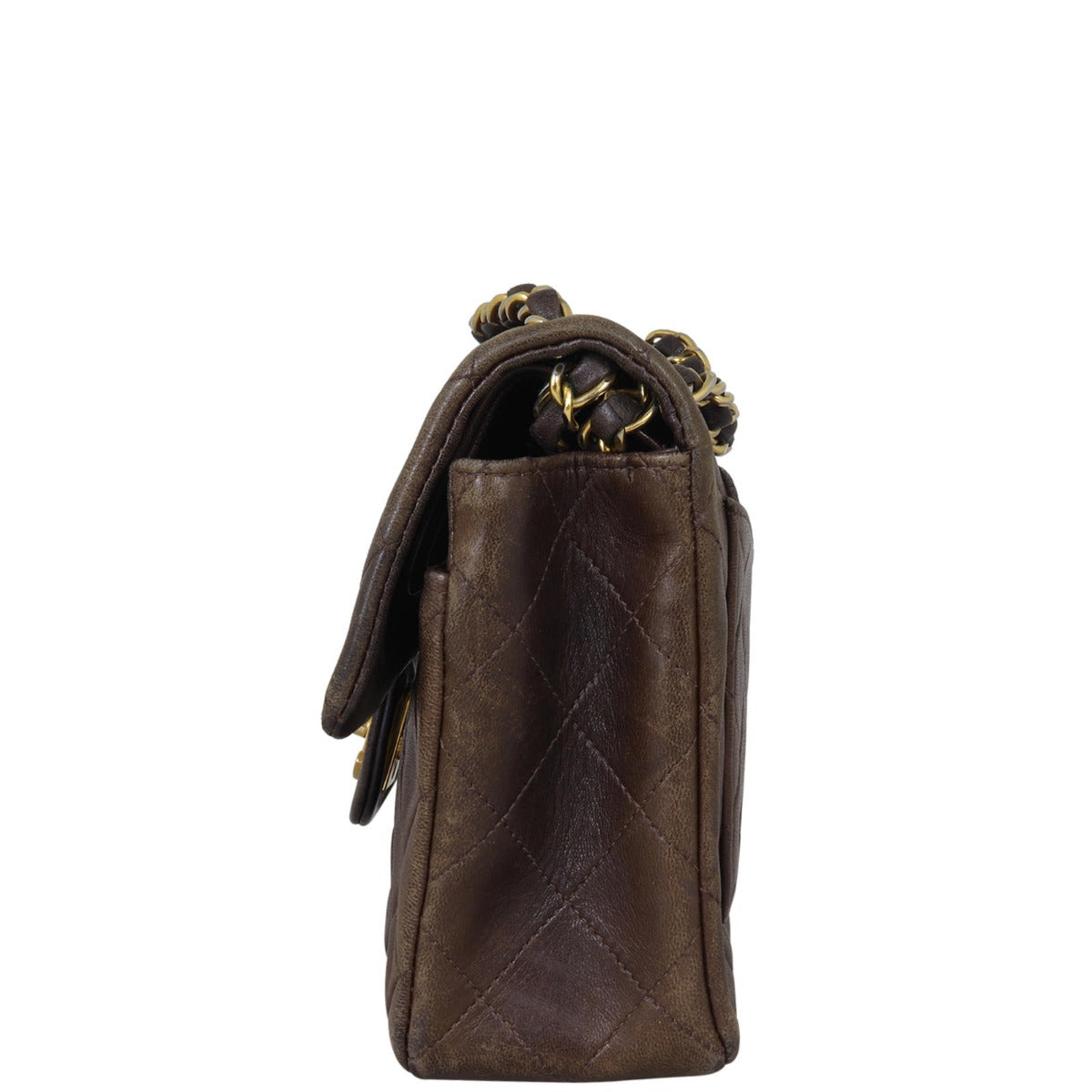 Chanel Classic Double Flap Small (vintage) | Brown Vintage