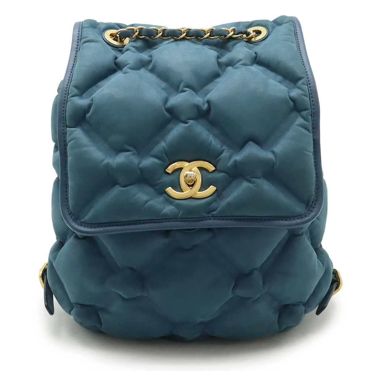 Chanel Bubble Quilt Leather Backpack