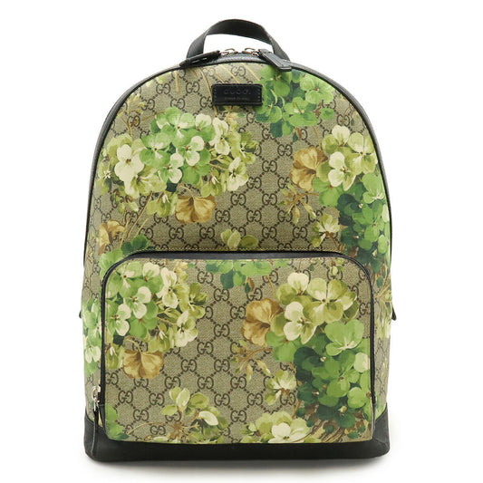 Gucci GG Blooms GG Supreme Coated Canvas Leather Backpack