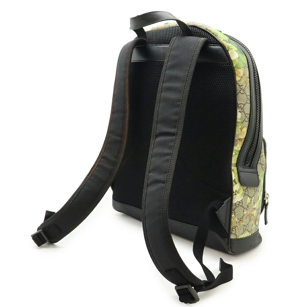 Gucci GG Blooms GG Supreme Coated Canvas Leather Backpack
