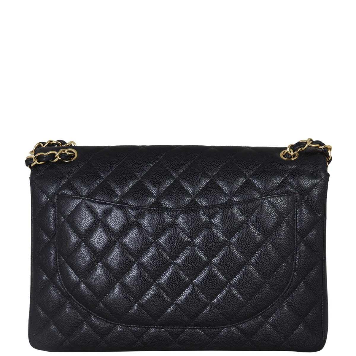Chanel Classic Double Flap Maxi | Black Gold Hardware