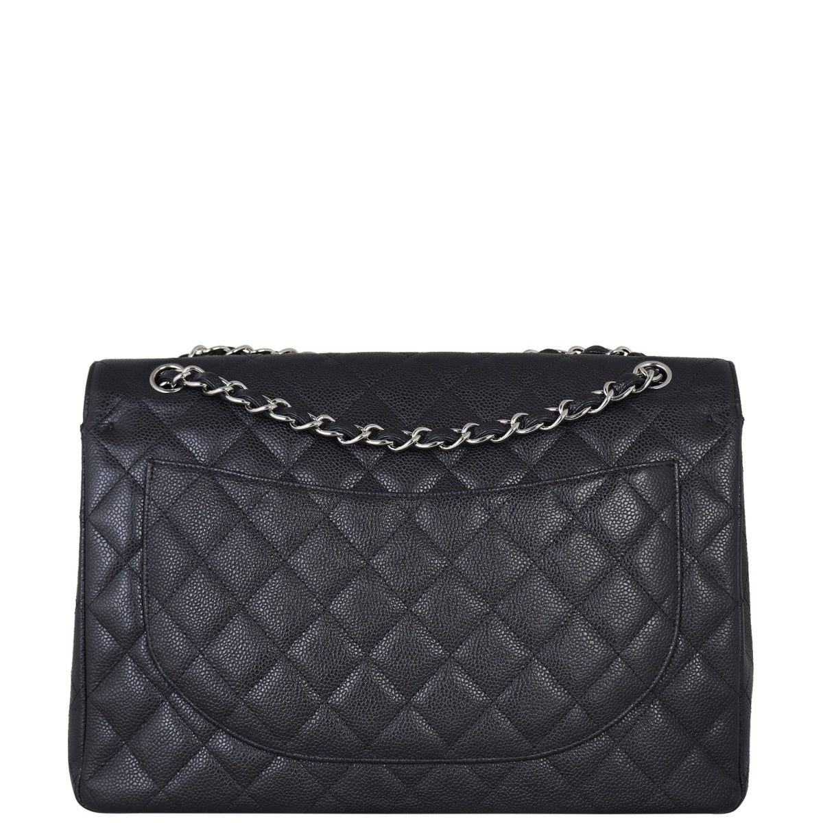 Chanel Classic Double Flap Maxi | Black Caviar
