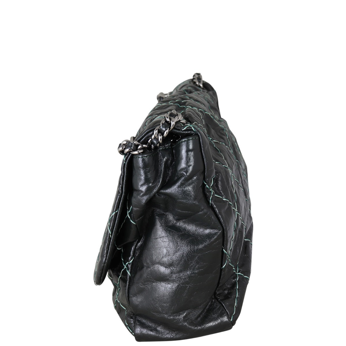 Chanel Double Stitch Chain Flap Jumbo