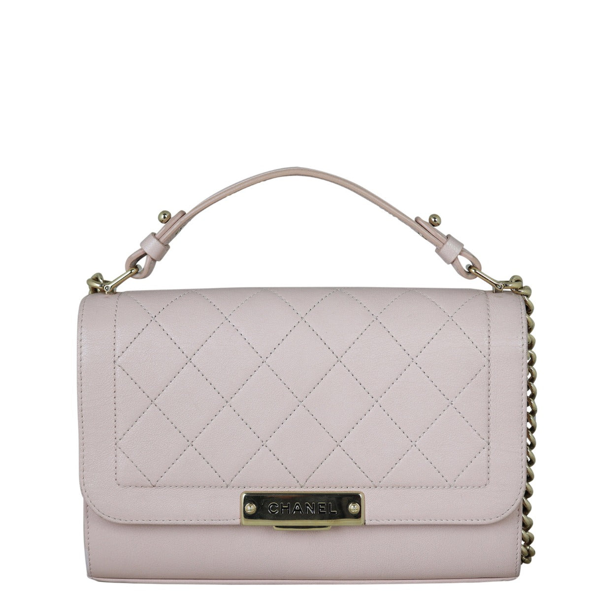 Chanel Label Click Flap Bag