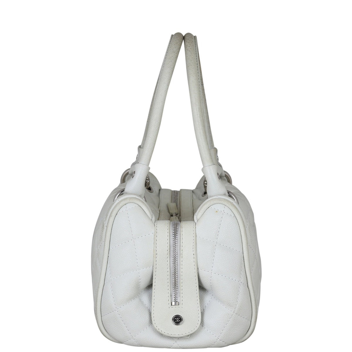 Chanel Quilted Bowling Bag