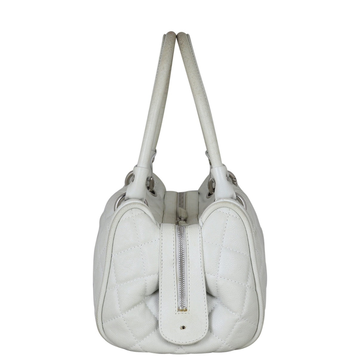Chanel Quilted Bowling Bag