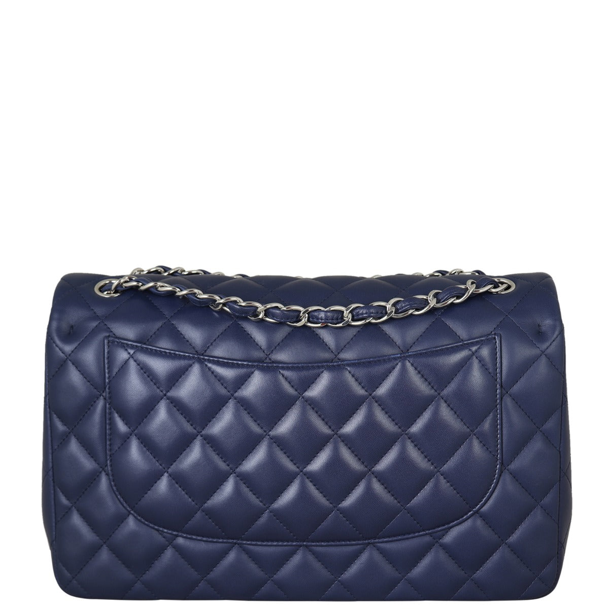 Chanel Classic Double Flap Jumbo | Navy Blue Lambskin