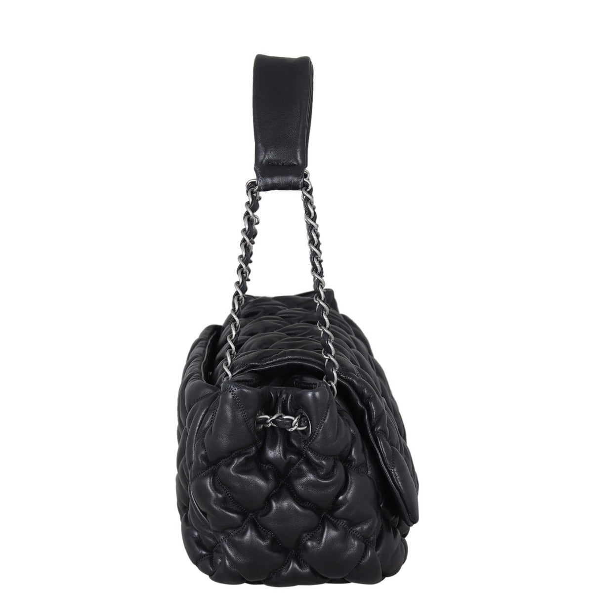 Chanel Bubble Quilt Accordion Flap Bag
