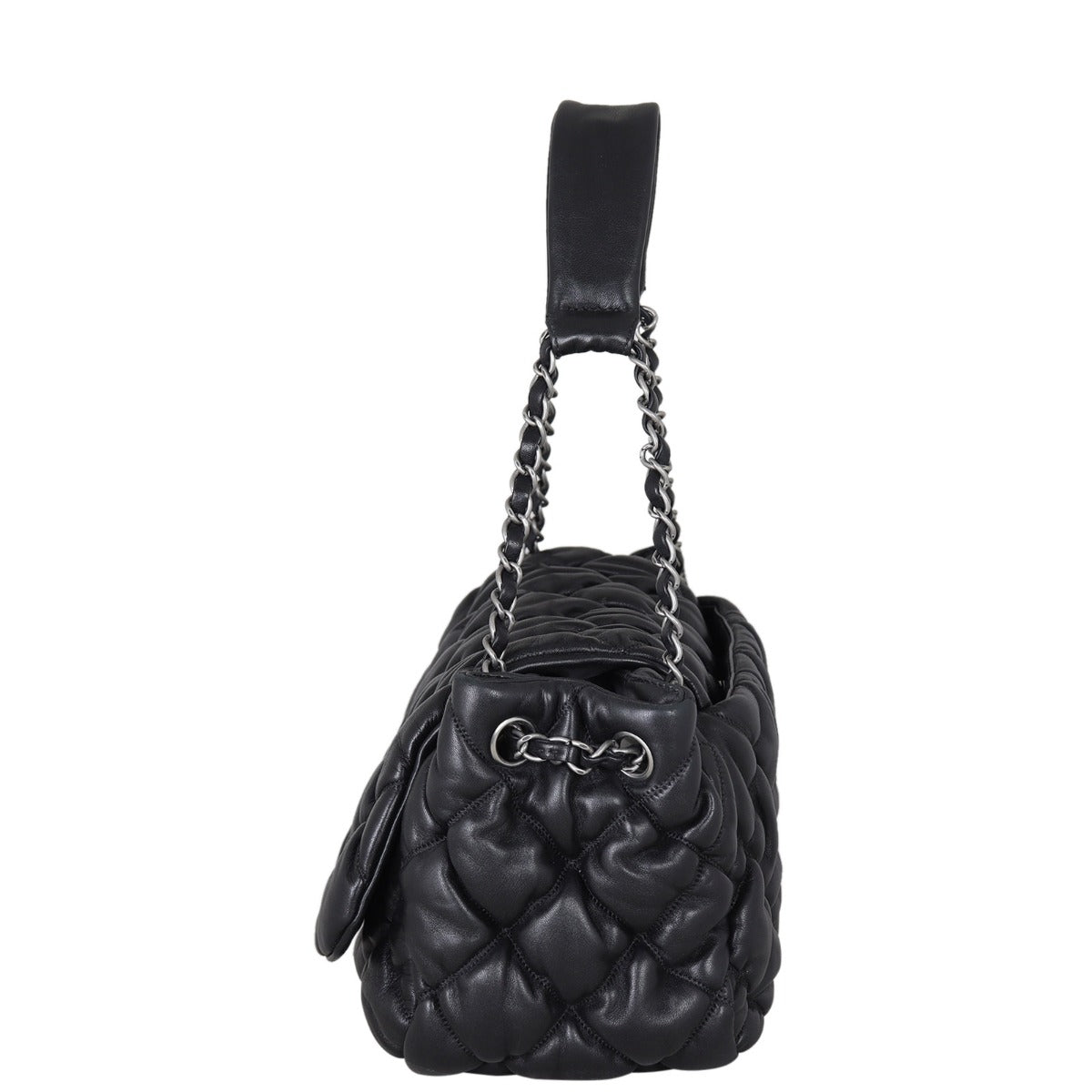 Chanel Bubble Quilt Accordion Flap Bag