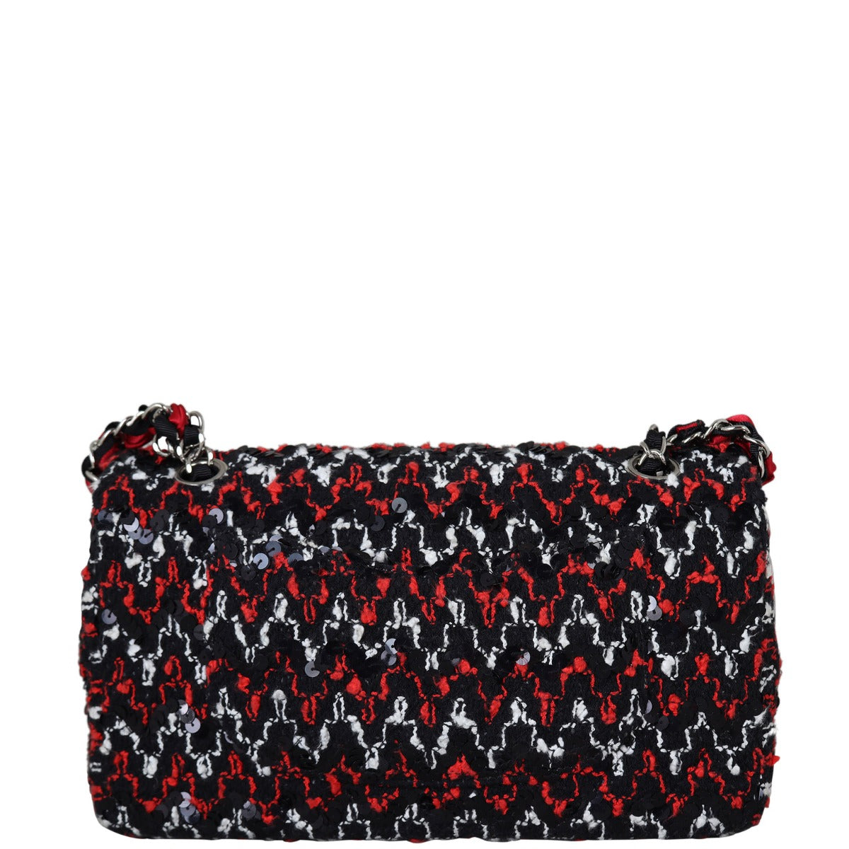 Chanel Classic Double Flap Tweed Medium