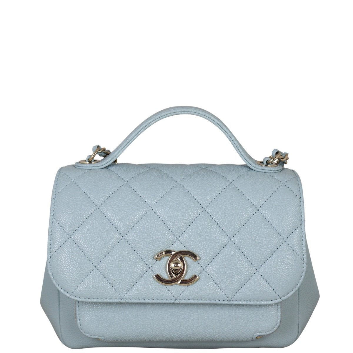 Chanel Business Affinity Small Flap Bag | Light Blue