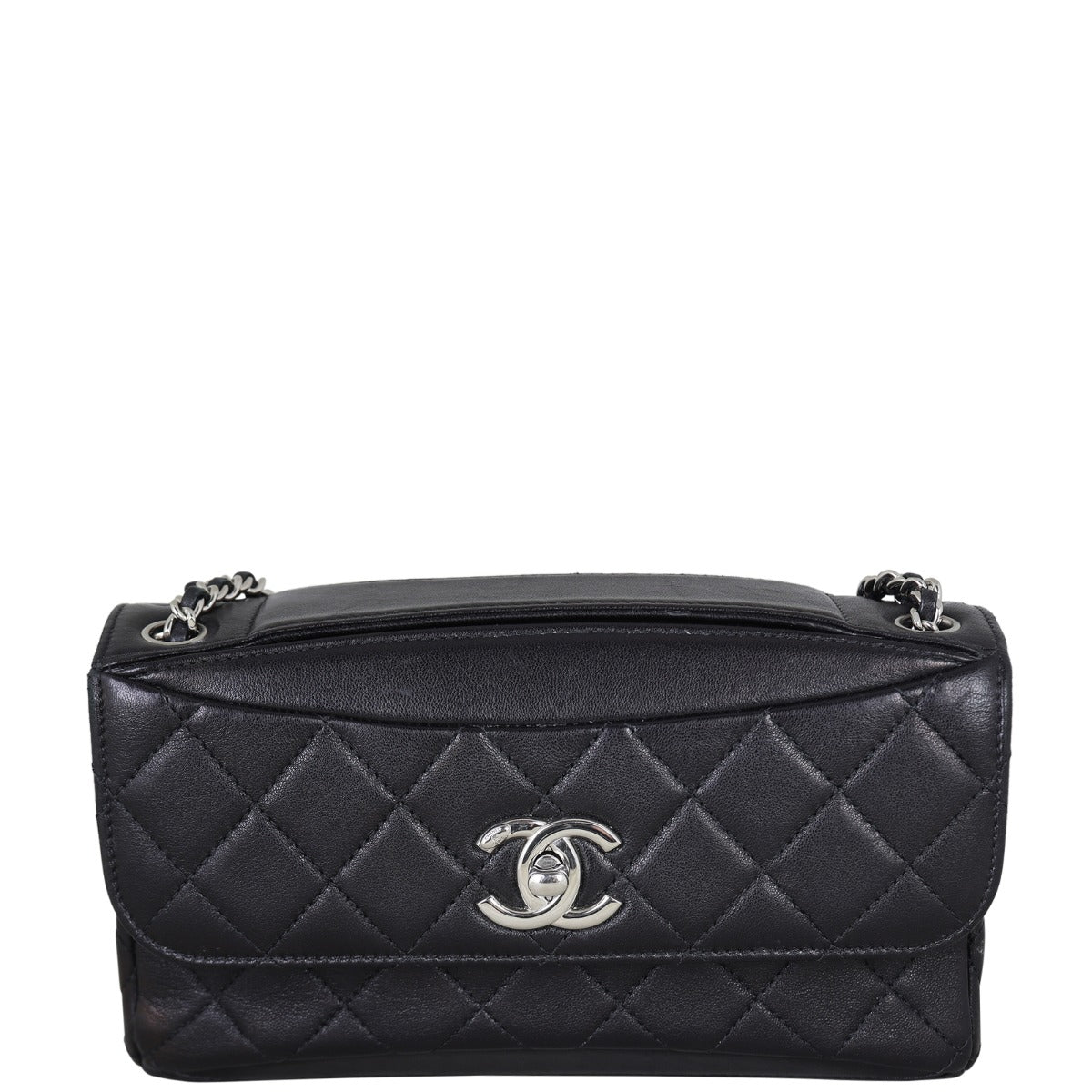 Chanel CC Single Flap Bag | Silver Hardware