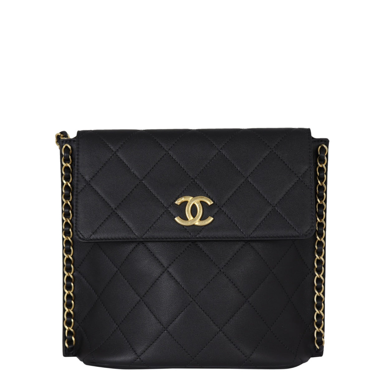 Chanel Quilted Hobo Bag Small