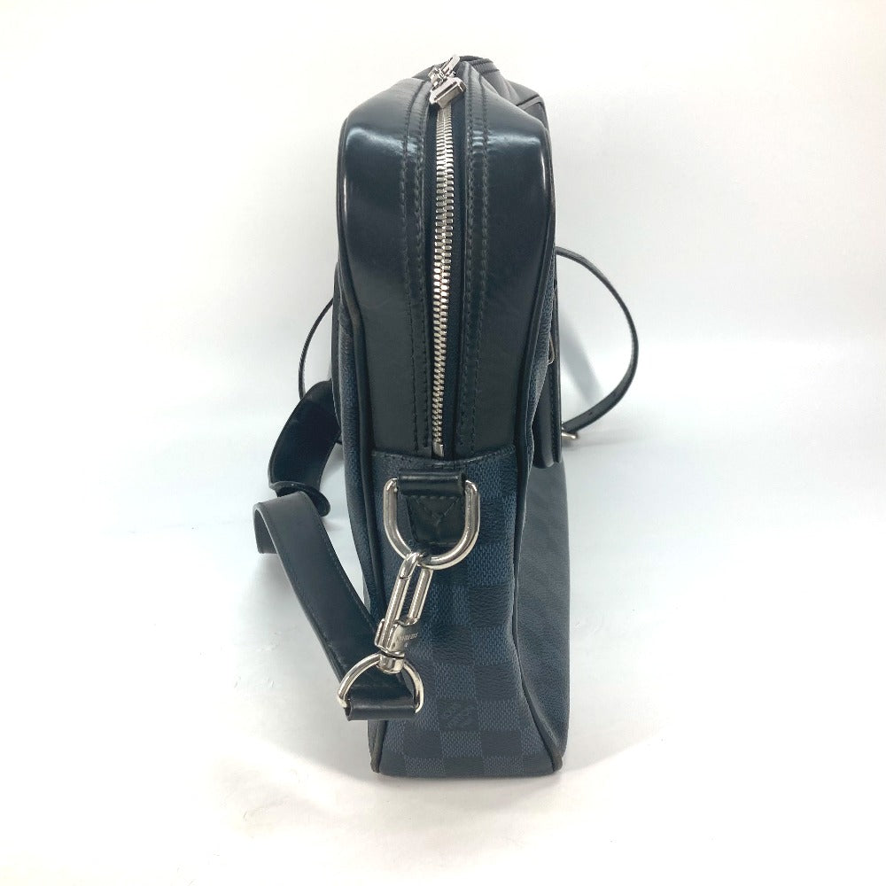 LOUIS VUITTON Business bag m41347 Damier Cobalt Canvas black Damier Cobalt Porto Documan Business PDB mens