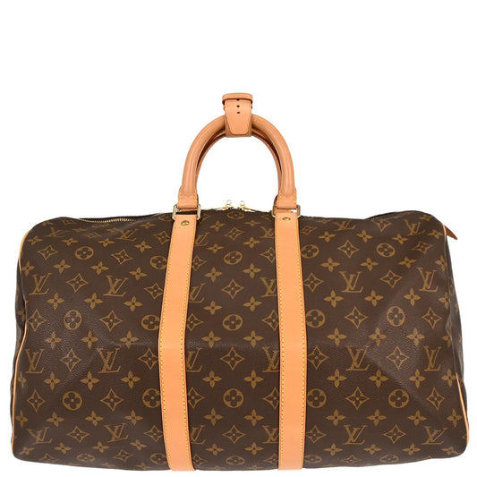 Louis Vuitton 2001 Monogram Keepall 45 Duffle Bag M41428