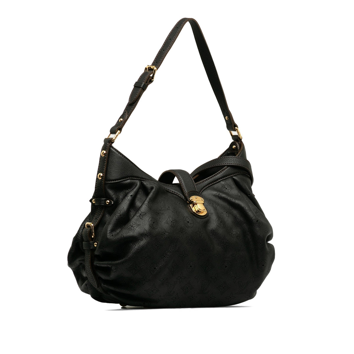 Black Louis Vuitton Monogram Mahina XS Crossbody Bag