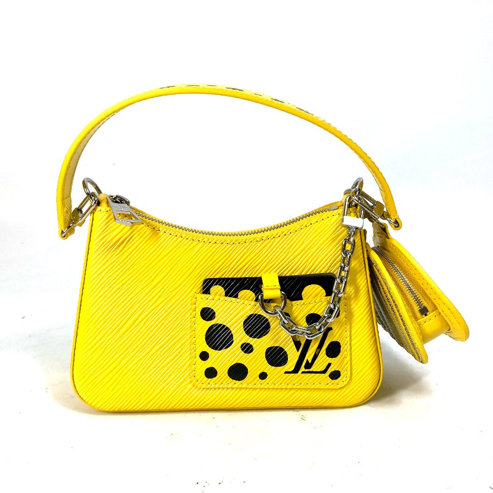 LOUIS VUITTON Handbag M21702 Epi Leather yellow Kusama Yayoi Collaboration LVxYK Malelini Women