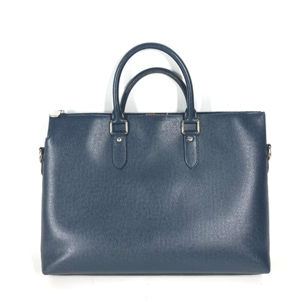 LOUIS VUITTON Business bag M33417? Taiga Leather Navy Taiga Anton