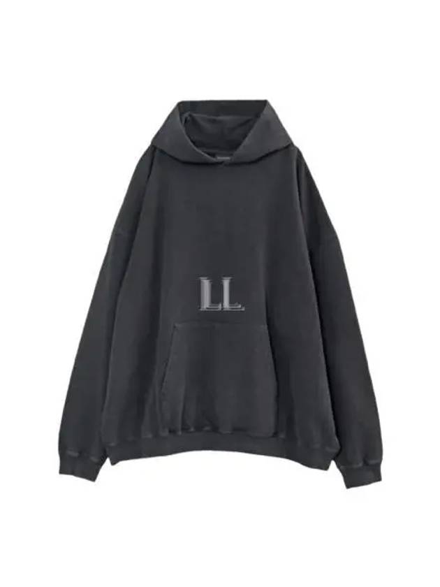 Luxury Balenciaga Trending 2025 Back Logo Hooded Top Black