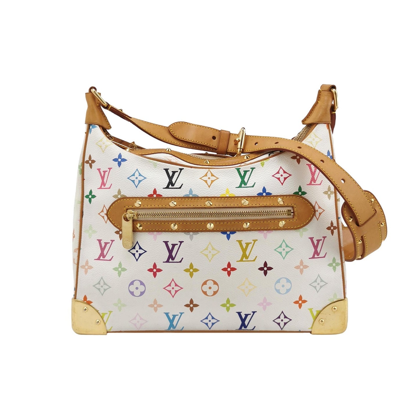 Louis Vuitton x Takashi Murakami Boulogne Medium Hobo Shoulder Bag