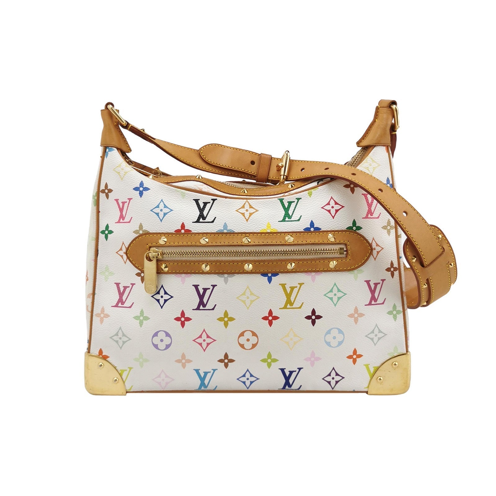 Louis Vuitton x Takashi Murakami Boulogne Medium Hobo Shoulder Bag