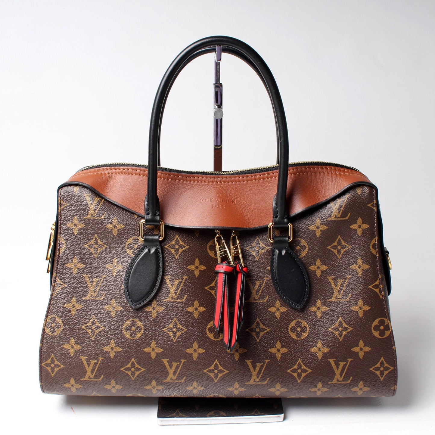 Louis Vuitton Tuileries Monogram / Leather Satchel