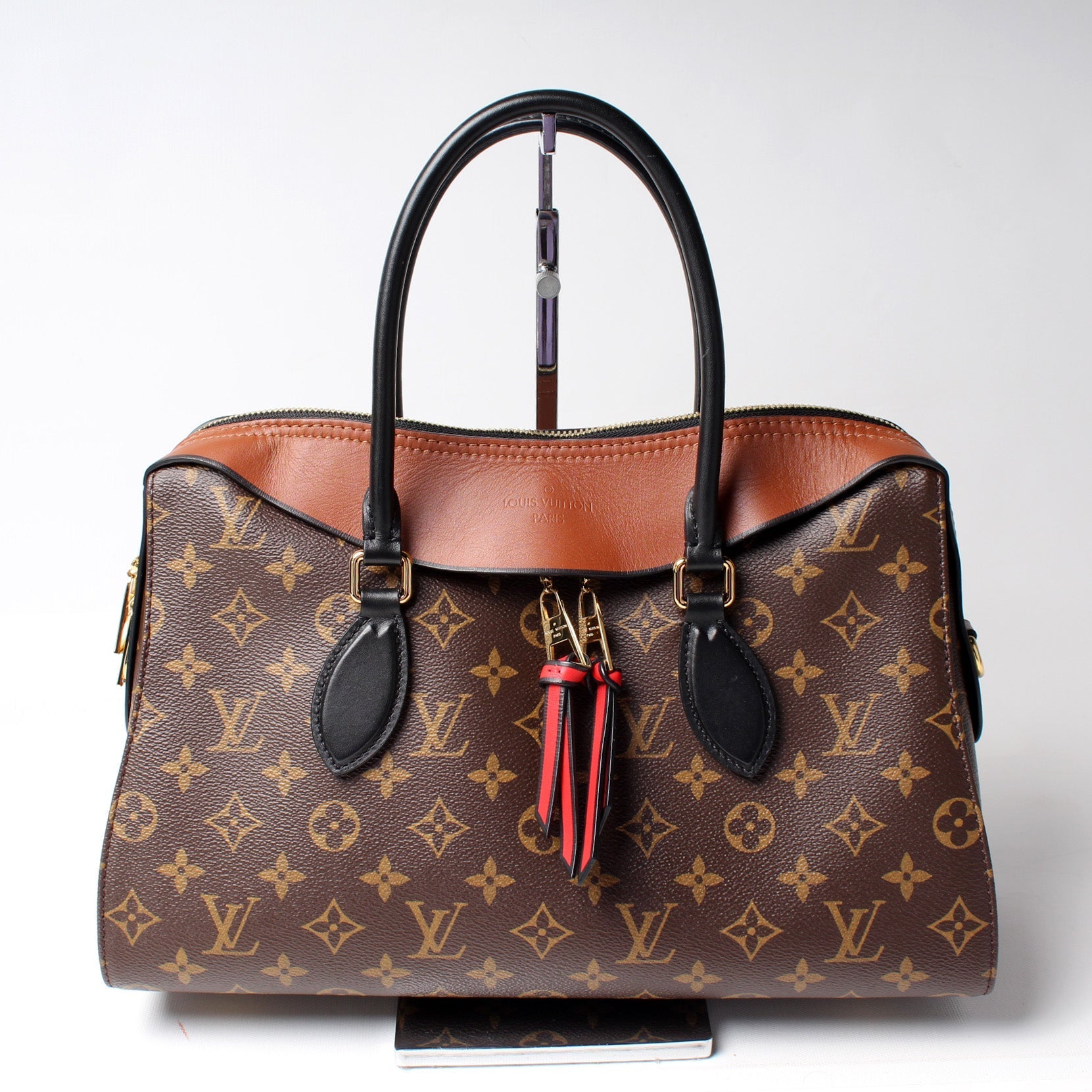 Louis Vuitton Tuileries Monogram / Leather Satchel