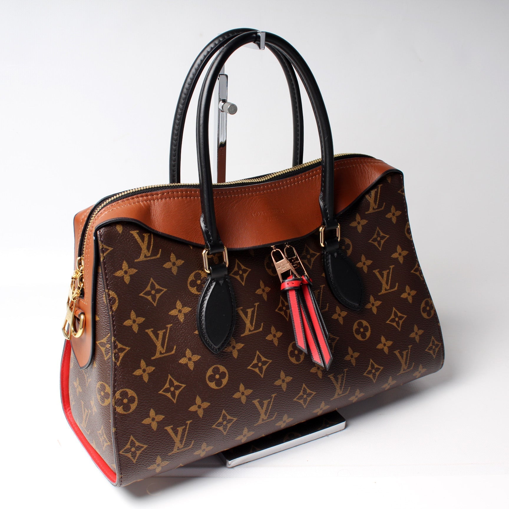 Louis Vuitton Tuileries Monogram / Leather Satchel