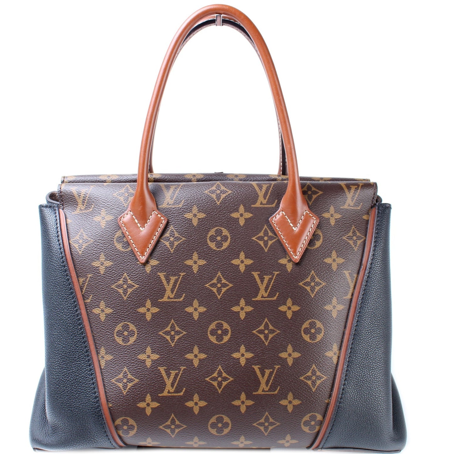 Louis Vuitton W Tote Leather / Monogram