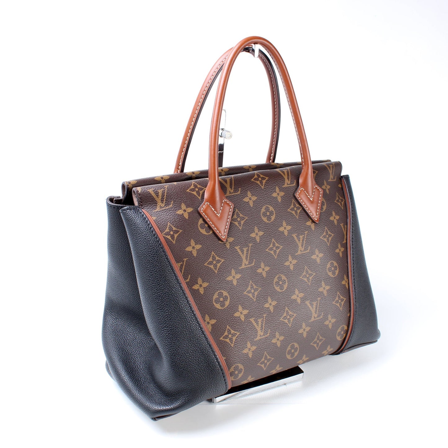 Louis Vuitton W Tote Leather / Monogram