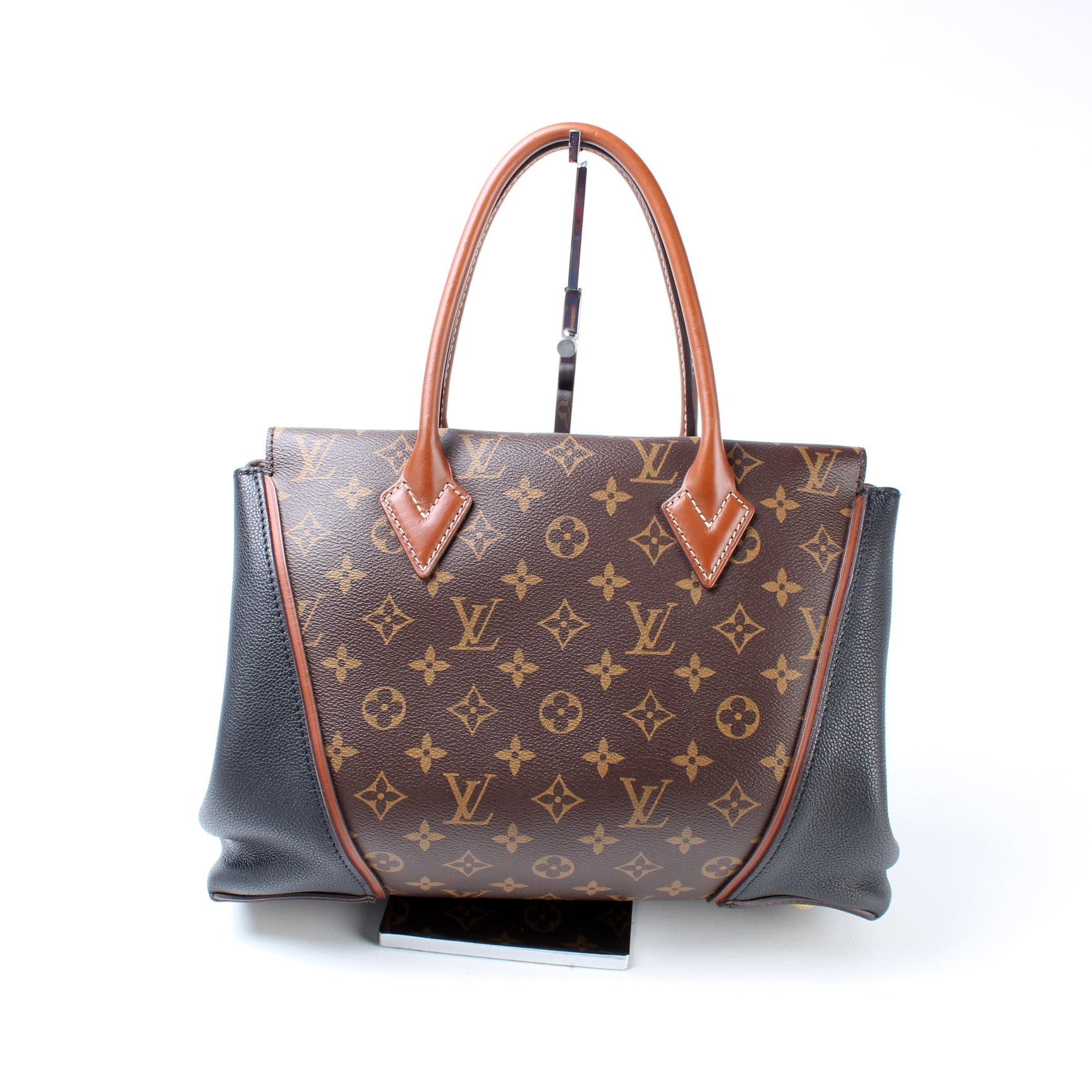 Louis Vuitton W Tote Leather / Monogram