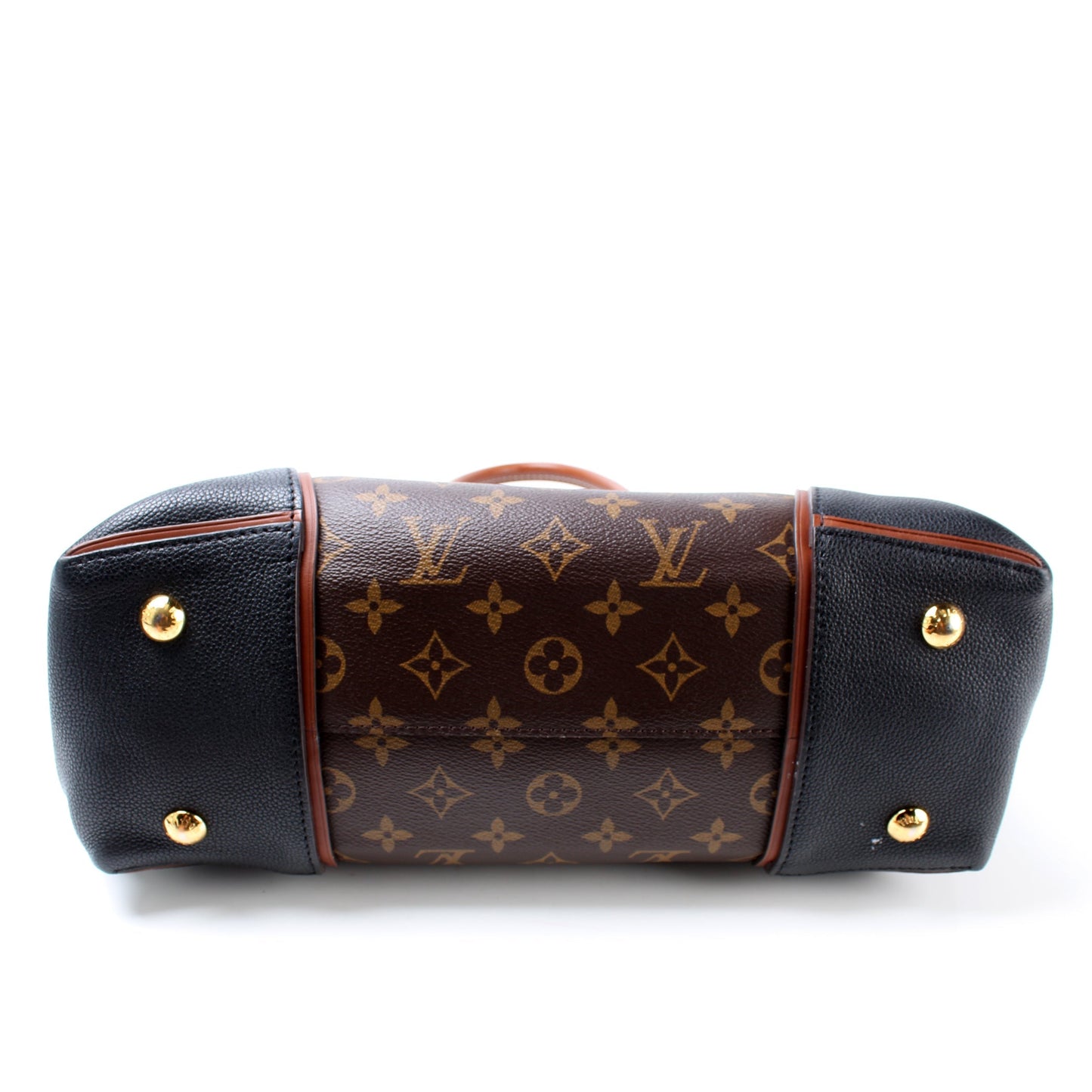 Louis Vuitton W Tote Leather / Monogram
