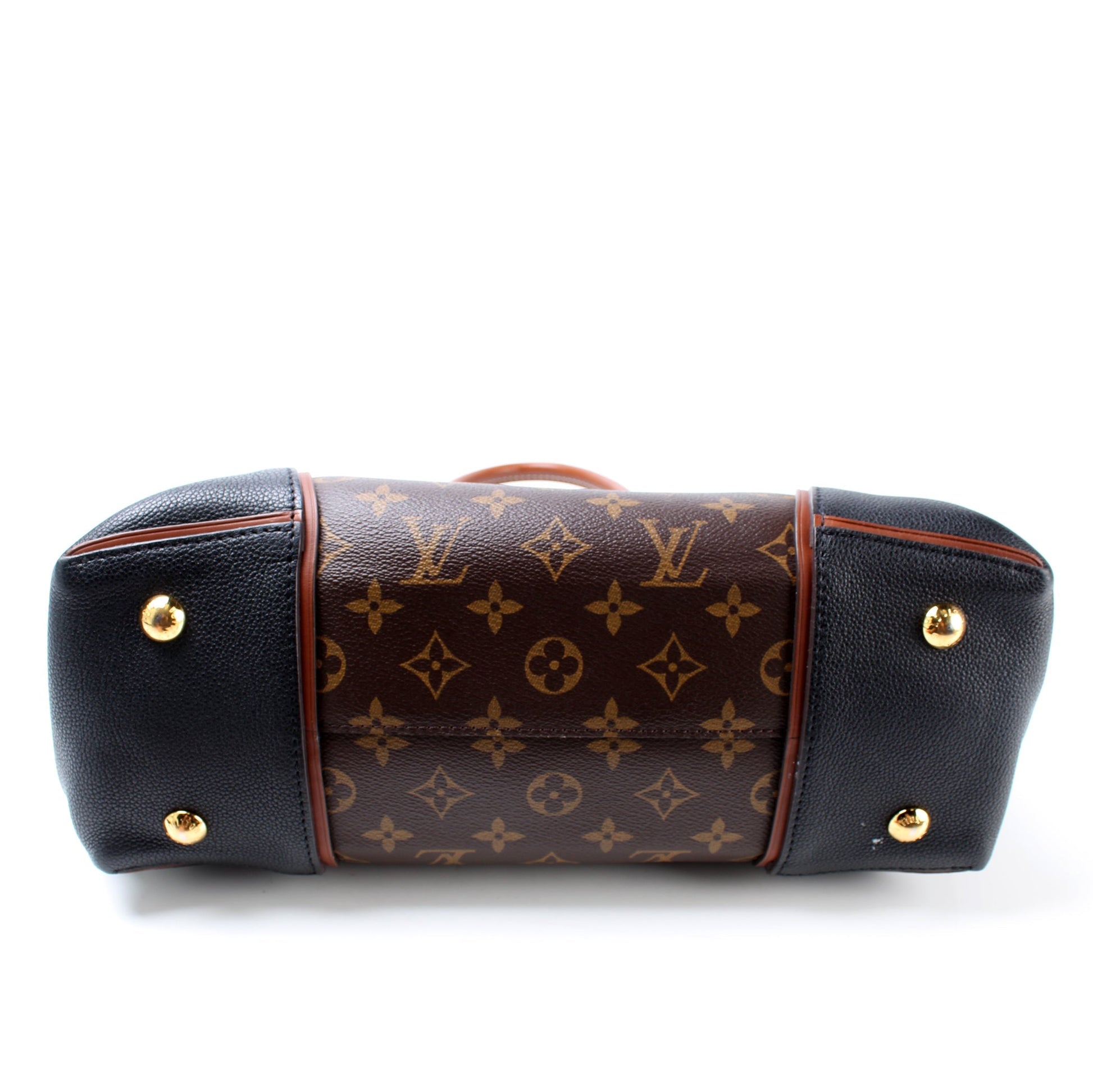 Louis Vuitton W Tote Leather / Monogram