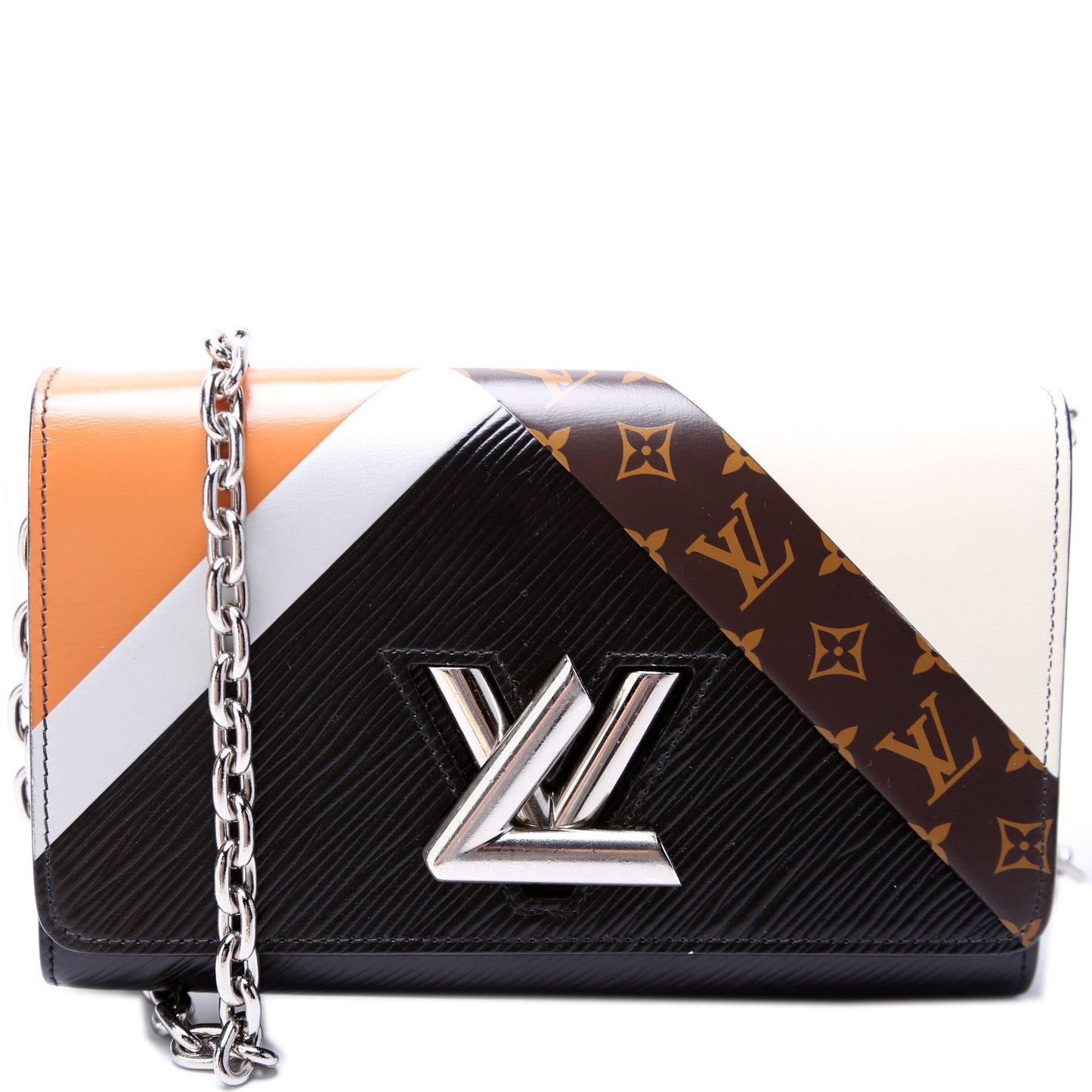 Louis Vuitton Twist Chain Wallet Calfskin Monogram Epi