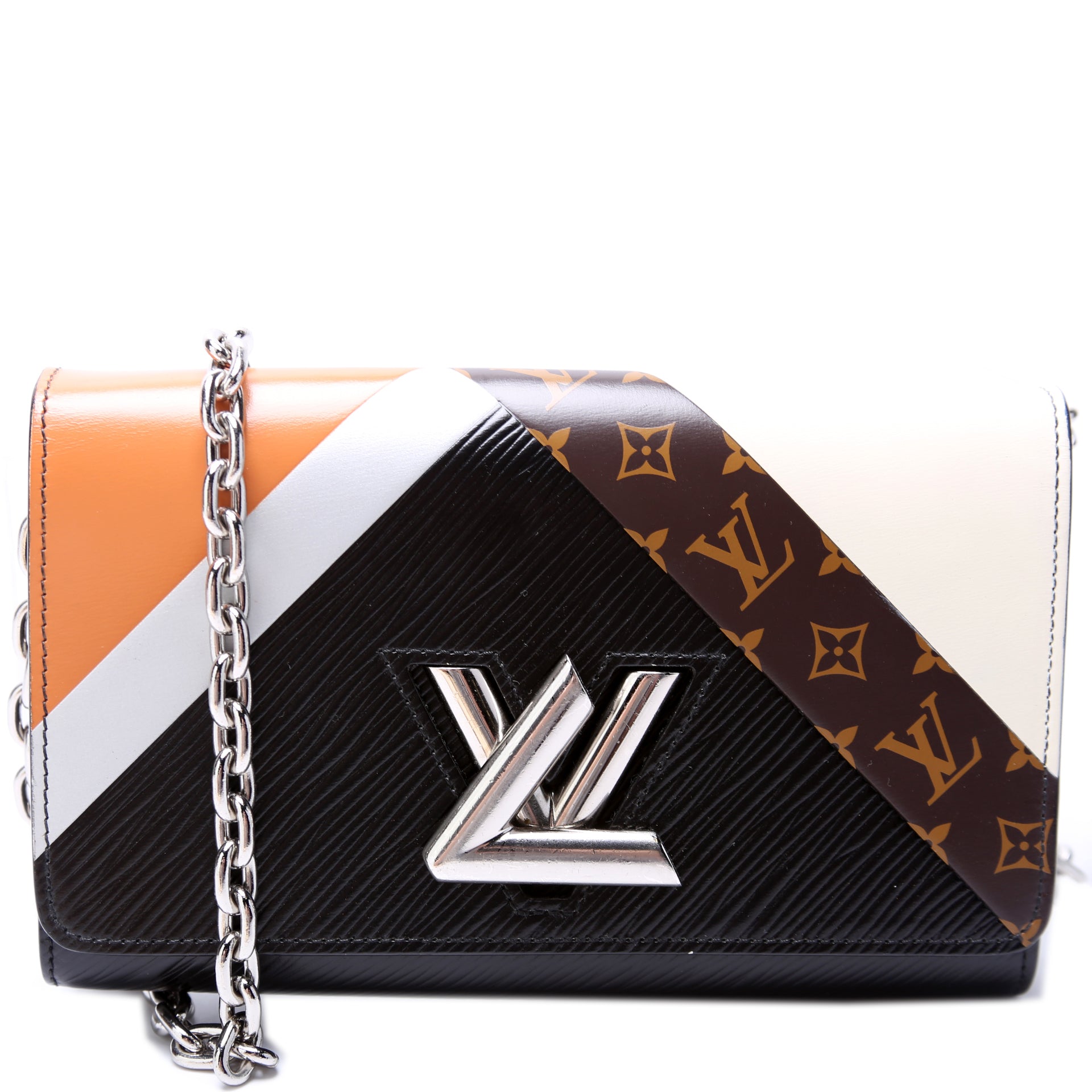 Louis Vuitton Twist Chain Wallet Calfskin Monogram Epi