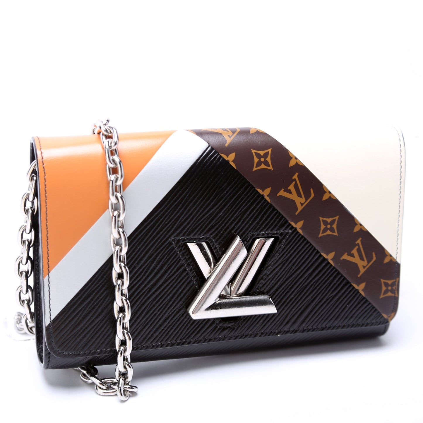 Louis Vuitton Twist Chain Wallet Calfskin Monogram Epi