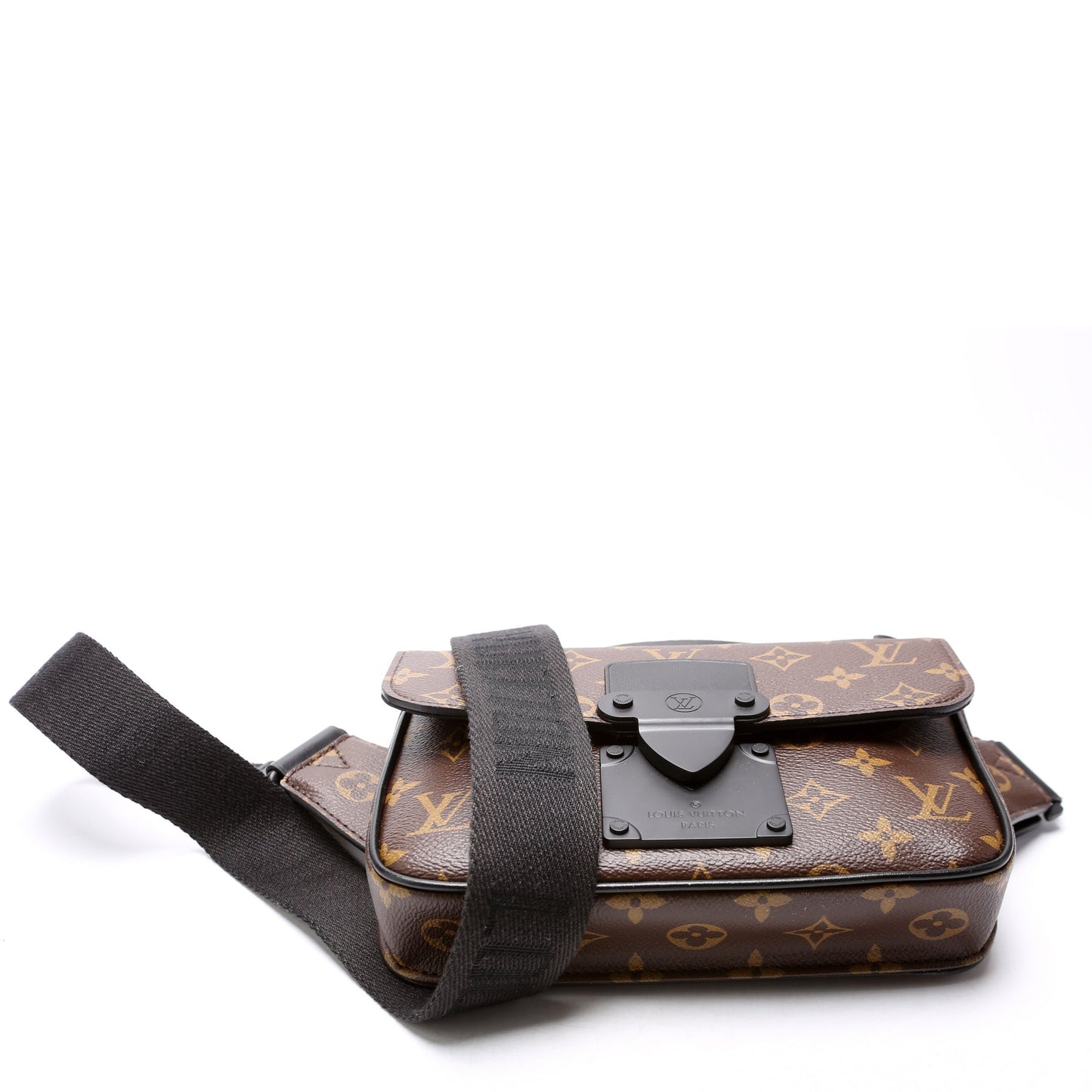 Louis Vuitton S Lock Sling Bag Monogram Macassar
