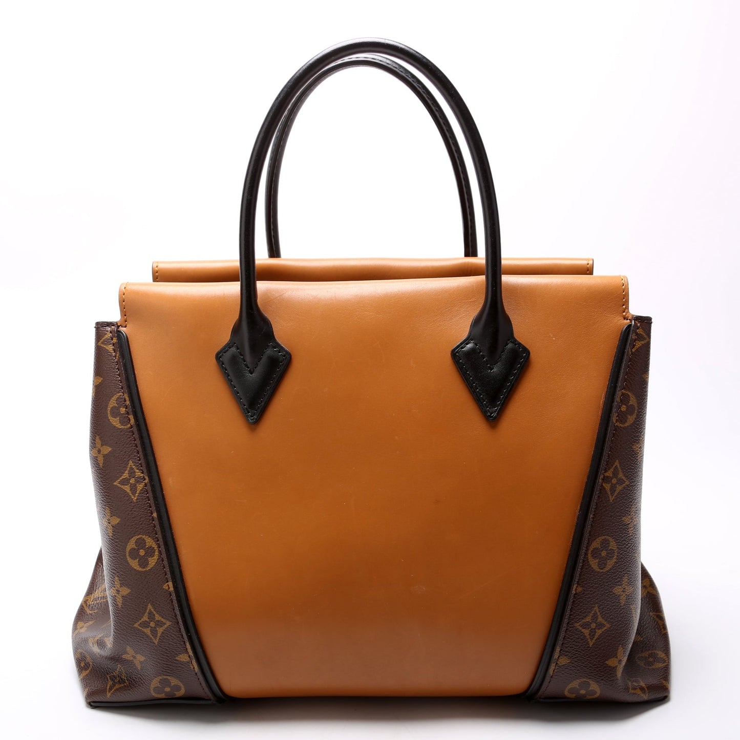 Louis Vuitton W Tote PM Cuir Orfevre Tote Monogram Brown