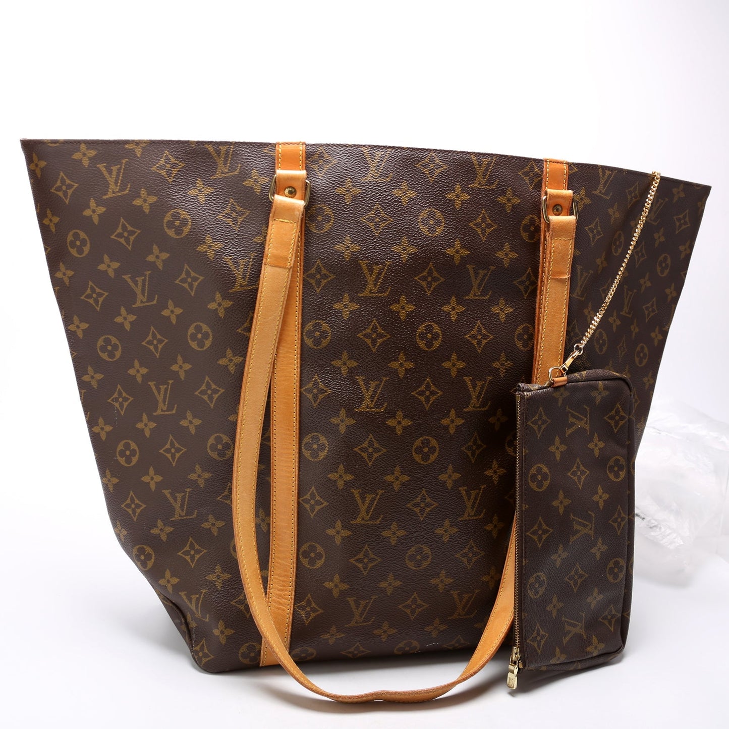 Louis Vuitton Sac Shopping Tote With Pouch Monogram