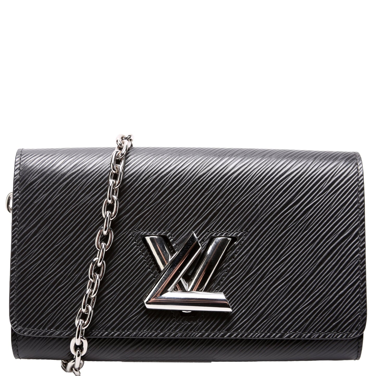 Louis Vuitton Twist Chain Wallet Epi Black