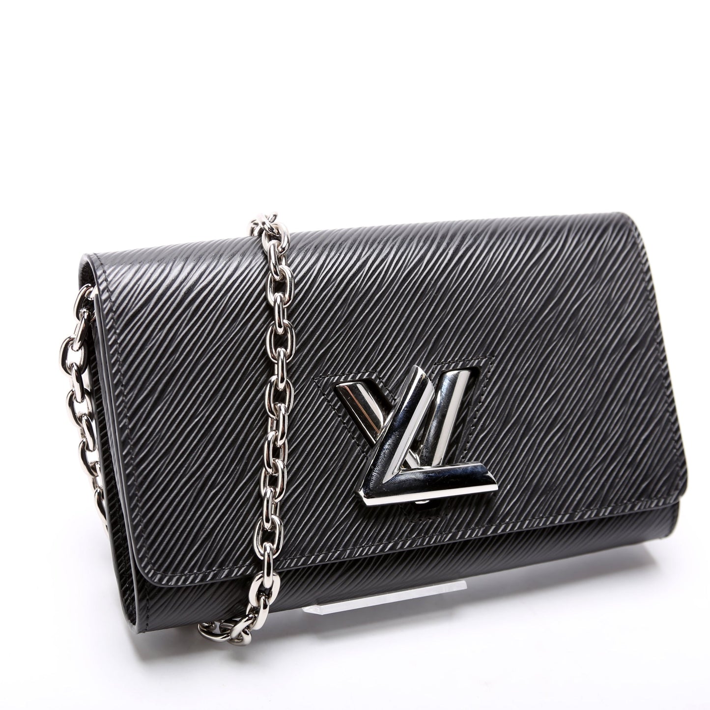 Louis Vuitton Twist Chain Wallet Epi Black